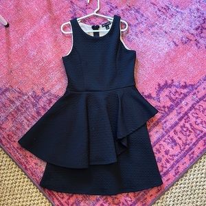 Girls black party dress